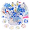 LAWOHO 300ml Polar Bear Slimes with Clay, Clear Slime Kit for Girls & Boys Ages 8-12 with 10 Packs Cute Add Ins for Kids Party Favors, Kid Slime Making Kit for Birthday Halloween Christmas Easter Gift view 1