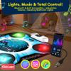 Kidzlane Light Up DJ Dance Mat for Kids - Bluetooth & AUX Compatible - 3 Fun Arcade Games with 5 Difficulty Levels - Detachable Discoball & Fairytail - Adjustable Volume - Ages 6+ view 2