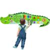 Crocodile Activity Wall Busy Board Panels | 9-in-1 Wooden Sensory Wall Panel for Kids, Montessori Learning Activity Center | Perfect for Toddler Playroom, Daycare, Nursery, Classroom or Dr's Office view 1