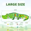 Crocodile Activity Wall Busy Board Panels | 9-in-1 Wooden Sensory Wall Panel for Kids, Montessori Learning Activity Center | Perfect for Toddler Playroom, Daycare, Nursery, Classroom or Dr's Office view 3