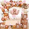 Bear Baby Shower Decorations for Girl Pink We Can Bearly Wait Baby Girl Baby Shower Supplies Bear Balloon Garland Banner Cake Cupcake Topper Baby Boxes for Bear Themed Baby Girl Baby Shower Dcor Kit view 1