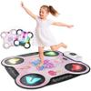 Kidzlane Light Up DJ Dance Mat for Kids - Bluetooth & AUX Compatible - 3 Fun Arcade Games with 5 Difficulty Levels - Detachable Top Mats with Fairytale & Speaker Motives - Adjustable Volume - Ages 6+ view 1