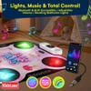 Kidzlane Light Up DJ Dance Mat for Kids - Bluetooth & AUX Compatible - 3 Fun Arcade Games with 5 Difficulty Levels - Detachable Top Mats with Fairytale & Speaker Motives - Adjustable Volume - Ages 6+ view 2