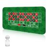 JIESITE Poker Table Top 71" X 36" Portable Roulette Table Mat Noise Reduction,with Carrying Bag and Roulette Balls for Roulette Games view 1