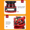 Jerliflyer Solar Powered Dancing Lion Ornament,Chinese New Year Lucky Dancing Lion Toy for Home Decoration and Car Interior Accessories(Black) view 4