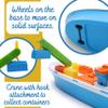 Toyland 41cm (16") Colourful Cargo Ship with Moveable Doors, Crane & 6 Plastic Containers - Kids Floating Water Toy - Pool & Bathtime Toys - 3 Years+ view 4