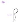 DMiotech 4Pcs Body Clips Pins with Pull Tabs, Black Universal RC Cars Parts Shell Replacement Parts for 1/10 1/12 Scale RC Car view 4