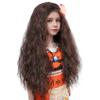MUPUL Brown Wig For Kids Long Curly Wig Brown Halloween costume Wigs For Kids view 4