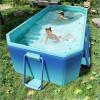 Foldable Dog Pool, Kid Swimming Pool Pet Bath Tub with Non-Slip Bottom, Indoor Outdoor Large Paddling Pools for Dogs Cats Kids(5.2 * 3.4 * 1.5FT) view 2
