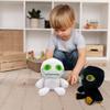 Adenzai Slap bob Battle Plush (Black - White) Cute Halloween Plush Toy  Soft Stuffed Animal Plushie, Gift for Kids & Adults, Perfect for Birthday, Party view 3