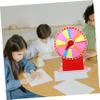 ifundom DIY Prize Wheel Game Lottery Turntable Colorful Lights for Parties Trade Shows and Carnivals Lightweight and Design Fun for Ages view 3