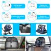 Baby Car Camera, 4.3" Display with HD Night Vision Function Baby Car Mirror, Safety Rear Facing Car Seat Camera Baby Car Monitor to Observe Baby's Every Move view 2