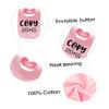 AOUYOA Baby Twins Bibs Copy Paste Newborn Baby Bibs Cute Toddler Bibs Set For Unisex Boys Girls(pink blue) view 3