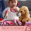 SYNCFUN Doctor Kit for Girls, 22 PCS Veterinarian Playset for Kids, Vet Kit with Dog Toy, Stethoscope, Storage Bag and Accessories,Role Play for Toddlers 3 4 5 6, Easter Basket Stuffers Birthday Gifts view 2