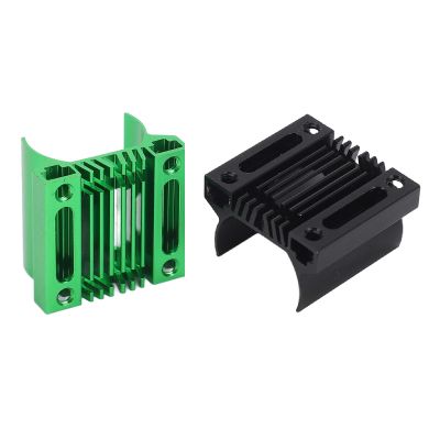 SPYMINNPOO 2Pcs 180 Brushed RC Motor Heat Sink, Aluminum Alloy Electric Motor Heat Sink for 1/18 RC Car Truck