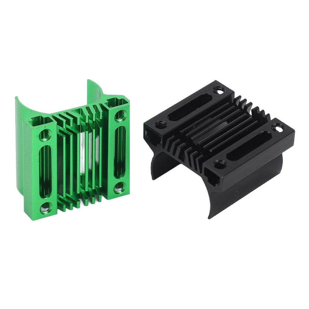 SPYMINNPOO 2Pcs 180 Brushed RC Motor Heat Sink, Aluminum Alloy Electric Motor Heat Sink for 1/18 RC Car Truck