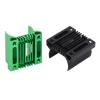 SPYMINNPOO 2Pcs 180 Brushed RC Motor Heat Sink, Aluminum Alloy Electric Motor Heat Sink for 1/18 RC Car Truck view 1