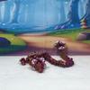 3D Printed Dragon, 12" Articulated Red Purple Gold Musroom Dragon, Fidget ADHD Toy for Autism, Gift Dragon Toy D025-DR-RPG view 1