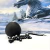 3D Printed Dragon with Dragon Egg, Articulated Dragon, 12" Black and White Cherry Blossom Dragon, Fidget Sensory Toy, Flexible ADHD, Autism, Relief Anxiety D019-BLK-CLS view 2
