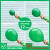 PartyWoo Green Balloons 100pcs 12 Inch Green Latex Helium Balloons for Birthday Baby Shower Graduation Engagement Wedding Dinosaur Jungle Golf Football Baseball Theme Party Decorations Green-Y24 view 3