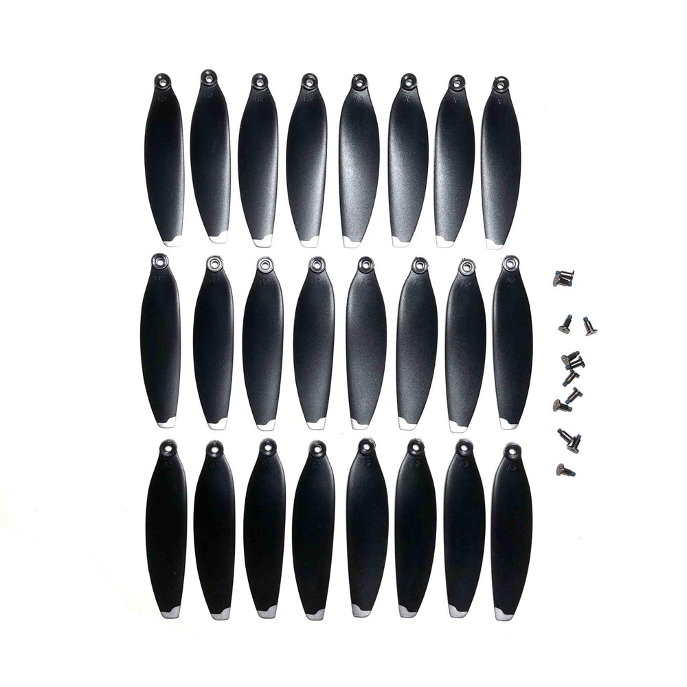 ABZEKH Drone Accessories Original for LYZRC L500 PRO L500PRO for MAX WiFi FPV RC Drone Quadcopter Spare Parts Propeller Props for 64mm Maple Leaf Accessorie(24PCS Blades)