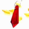 50pcs Red Color Glass Chandelier ICICLE Crystal prisms pendants lamp parts view 1