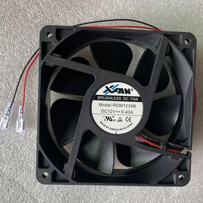 AJSWISH RDM1238B DC12V 0.40A 12CM 12012038mm Cooling Fan for RDM1238B DC Fan