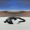 3D Printed Dragon, 12" Articulated Black and White Cherry Blossom Dragon, Fidget ADHD Autism Toy, Relief Anxiety Dragon Toy D019-DR view 2