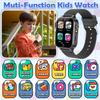 Kids Smart Watch with 2 Screen Protectors, 1.5'' Touch Screen, 26 Games, Audiobook, Learn Card, HD Camera, Video, Pedometer, Alarm Clock - Educational Wristwatch Learning Toy Fun for Birthday Gifts view 3