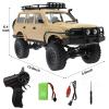 SVERTIBO 1/16 Scale RC Crawler, WPL C54-1 RTR RC Truck 4x4 Off Road RC Rock Crawler with Upgraded Chassis, 260 Motor New Gearbox and Batteries for Adults Hobby Toy (Yellow) view 2