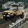 SVERTIBO 1/16 Scale RC Crawler, WPL C54-1 RTR RC Truck 4x4 Off Road RC Rock Crawler with Upgraded Chassis, 260 Motor New Gearbox and Batteries for Adults Hobby Toy (Yellow) view 3