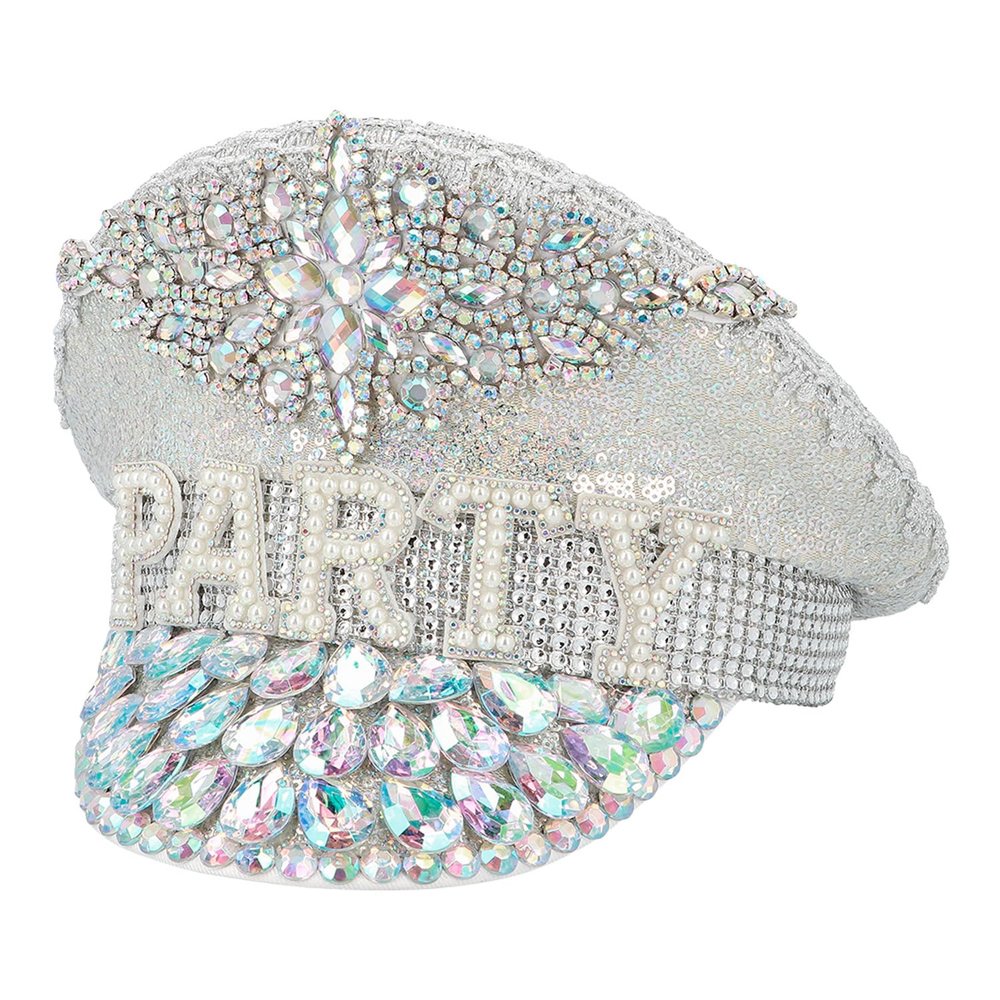 Boland 01449 Sparkling Party Hat, Hat for Theme Party or Carnival, Accessory for Fancy Dress Costumes and Festivals