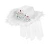 Boland 01449 Royal Bride Hat with Veil, Cowboy Hat for Theme Party or Carnival, Accessory for Fancy Dress Costumes and JGA view 1