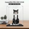 Acrylic Display Case for Le-go 21349 - for Tuxedo Cat Model - Heavy Duty Protection for Your Collection (Model Not Included) (basic 2mm) view 2