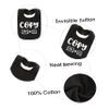 AOUYOA 2-Pack Baby Twins Bibs Copy Paste Soft Cotton Matching Feeding Bib Twin Newborn Infant Boys Girls(black) view 3