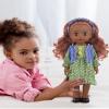 GAGAKU Black Doll for Girls, 14" Black Dolls Set for Toddlers Kids 1 2 3 4 5 6 Years Old, Black Girl Baby Doll with Hair to Comb, Including Doll Dress Clothes Outfits Hair Accessories view 4