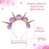 JeVenis Pink Seashell Halo Crown Headpiece Mermaid Headband Seashell Crown Headband Siren Costume Women Halloween Cosplay Renaissance view 4