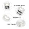 AOUYOA Baby Twins Bibs Womb Mates Newborn Baby Bibs Cute Toddler Bibs Set For Unisex Boys Girls(white) view 3