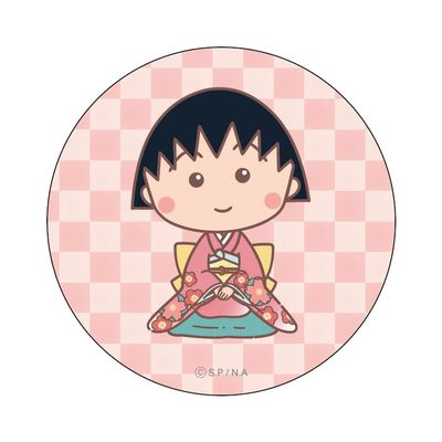 Chibi Maruko-chan Momoko Sakura Magikaru! Can Badge Chibi Maruko-chan 5