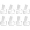 8Pcs Duckbill Valves Compatible with Lansinoh Signature Pro/Smartpump 3.0/Smartpump 2.0, for Lansinoh Breast Pumps Replacement Duckbill Valves, Lansinoh Duckbill Valve Parts view 1