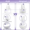 8Pcs Duckbill Valves Compatible with Lansinoh Signature Pro/Smartpump 3.0/Smartpump 2.0, for Lansinoh Breast Pumps Replacement Duckbill Valves, Lansinoh Duckbill Valve Parts view 3