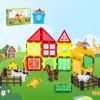 VANLINNY Magnetic Tiles Farm,Animal Magnet Toys for Toddlers-Kids Magnetic Building Blocks STEM Toys for Ages 3-8,Constrution Sets Educational-Coolest Xmas Birthday Gifts for Boys and Girls. view 1