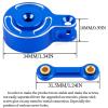 RcarmubWow RC Direct Mount Servo Saver 23T Spline Upgrades Part for 1/10 Big Rock 3S BLX,Granite/Senton/Vorteks 3S BLX &Mega550,Kraton/Outcast 4S BLX,Alloy Servo,Replace ARA340181,Navy Blue view 3