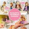 Dollhouse People, Bendable Dollhouse Family Set  9 Poseable Figures Including Grandpa, Grandma, Mom, Dad, Sister, Brother, Cousins, and a Baby Girl  Perfect for Dollhouse Play and Imaginative Fun view 2