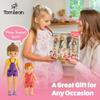Dollhouse People, Bendable Dollhouse Family Set  9 Poseable Figures Including Grandpa, Grandma, Mom, Dad, Sister, Brother, Cousins, and a Baby Girl  Perfect for Dollhouse Play and Imaginative Fun view 4