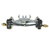 Aluminum Complete PRE-Built Rear AXLE Set for FURITEK Cayman PRO V2 4X4 Spare Part - Remote Control Car, RC Cars, RC Crawler 1/18 Upgrade Parts (HELIIDRECT) (Front) view 2