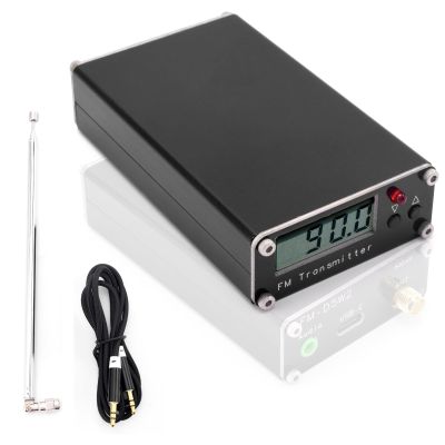 0.5W Frequency Modulation Emitter 76-108 500mW Digital Display Stereo Transmitting Device Type-C Interface with 2000M Transmission Distance for Churches Car Radio Broadcast Campus Station