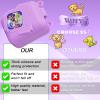 MGZNMTY Silicone Case for Bitzee Disney Interactive Toy Digital Pet and Case, Protective Skin Cover for New Bitsy Electronic Virtual Pet (Purple) view 2