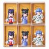 6Pcs Acrylic Display Case for Minifigures,Clear Display Box with ID Card Slot ,Wall Mounted Dustproof Display Cabinet Box for Minifigure(Yellow) view 1