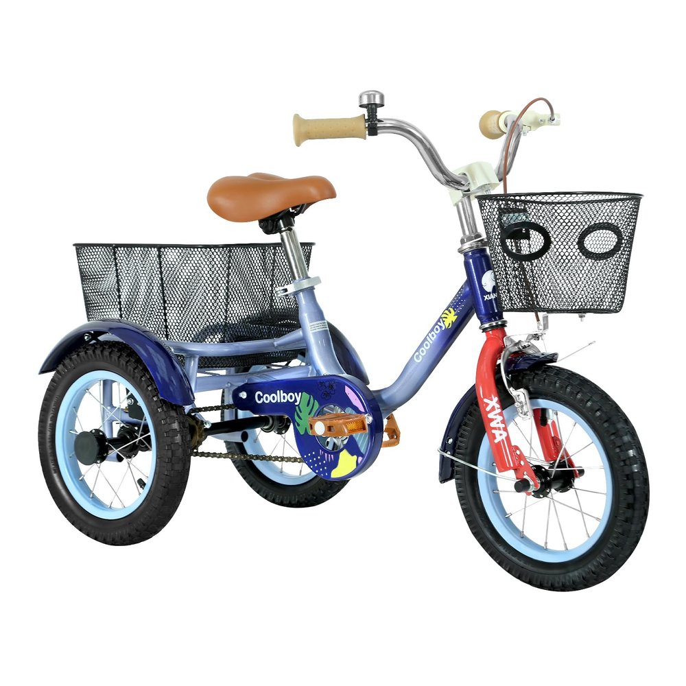 Glyncipher 12 inch Trike, Kids Tricycle, Ages 3+, Beginner Riders, Blue